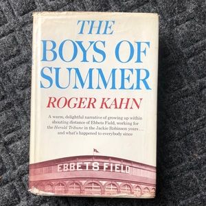 First Edition The Boys of Summer Hardcover Book 1971 Baseball